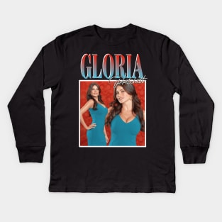 Gloria Pritchett Kids Long Sleeve T-Shirt